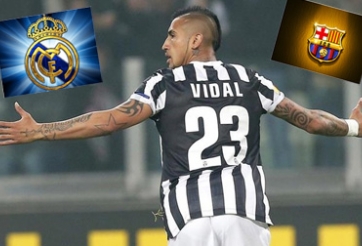 Real Madrid và Barca đấu nhau 'nảy lửa' vì Arturo Vidal